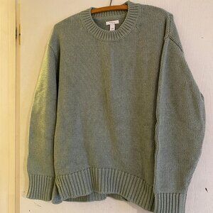 NWT Daily Ritual Sweater Women's Size Large Comfy Cozy Warm Classic Preppy Green